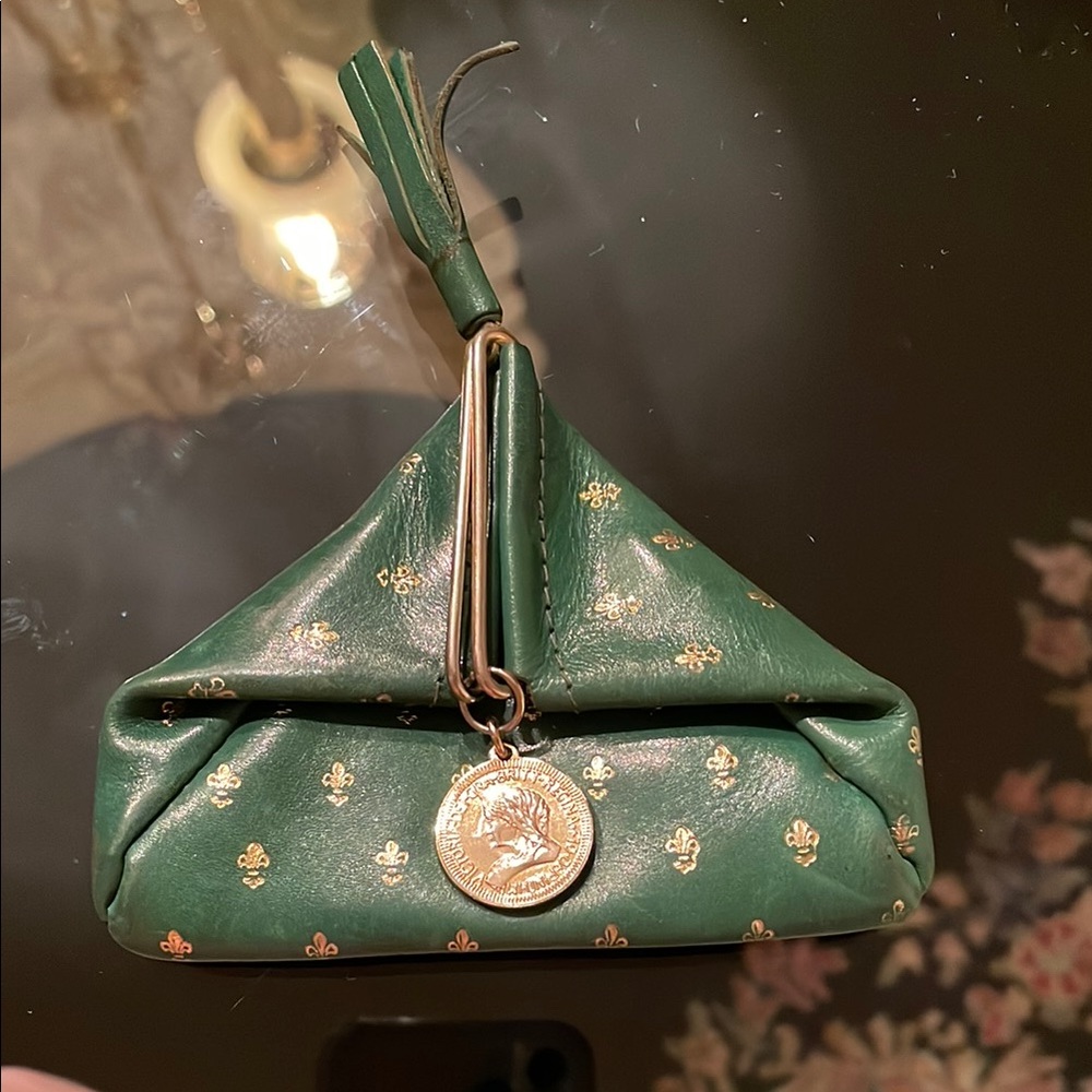 Green Designer Women's Coin Purse